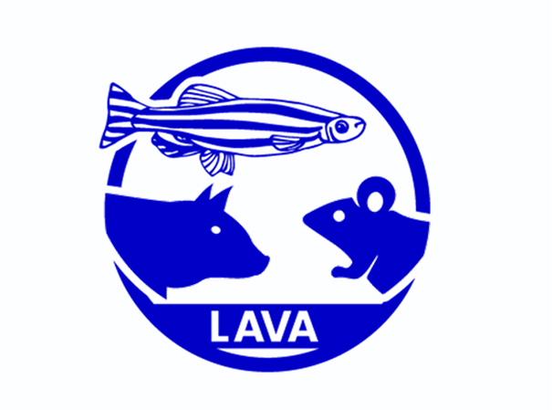 Laboratory Animals Veterinary Association logo.