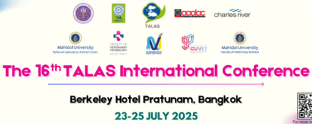 The 16th TALAS International Conference welcome presentatin slide